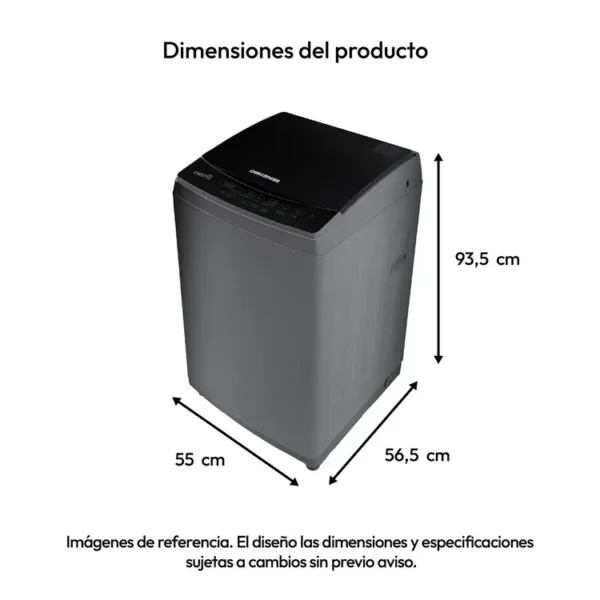 Lavadora CHALLENGER Carga Superior 11 Kilos CW 5711 - Imagen 2
