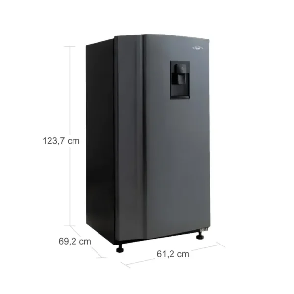 Nevera HACEB Frost Una Puerta 213 Litros N220 Dispensador de agua Titanio - Imagen 2