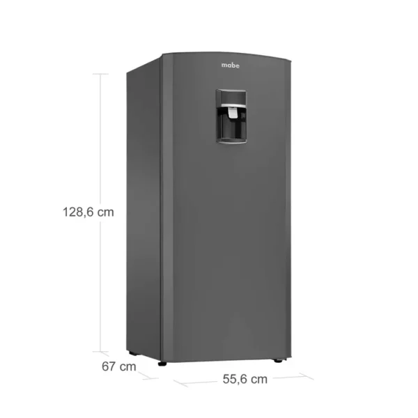 Nevera MABE Frost Una Puerta 205 Litros RMU210NACG1 Gris - Imagen 2