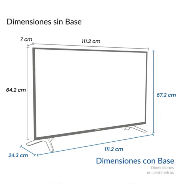 TV CHALLENGER 50" Pulgadas 126 cm LED50KG85 4KUHD LED Smart TV Google - Imagen 3