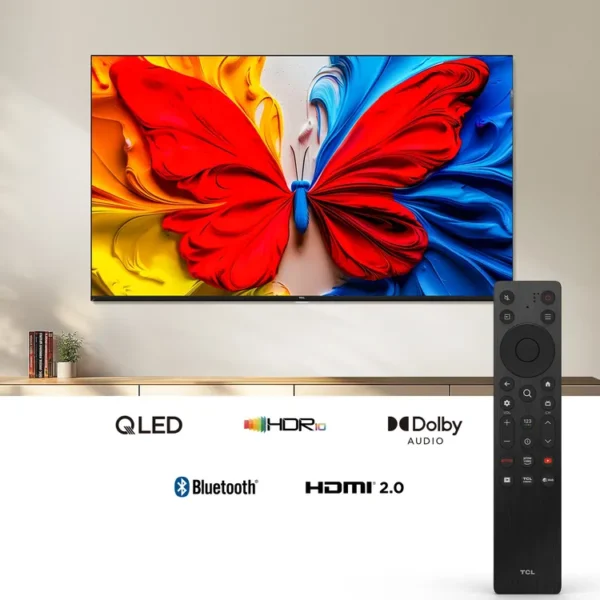 TV TCL 43" Pulgadas 109 cm 43S5K FHD QLED Smart TV Google - Imagen 2